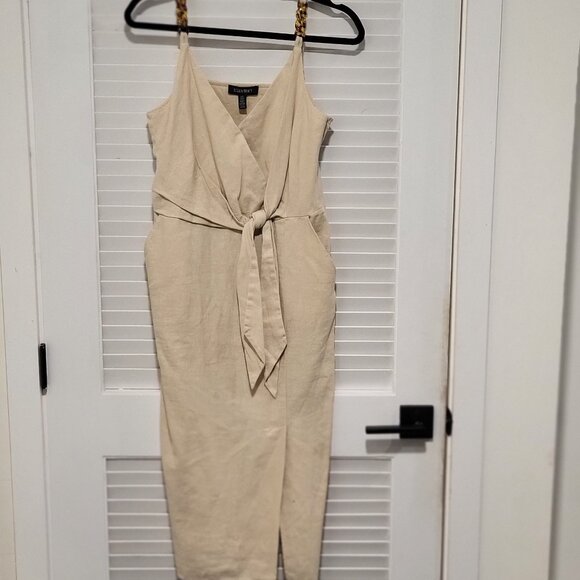 Ellen Tracy Dress Medium, NWOT, Deep Front Pockets Tortoise shell straps - Picture 8 of 12